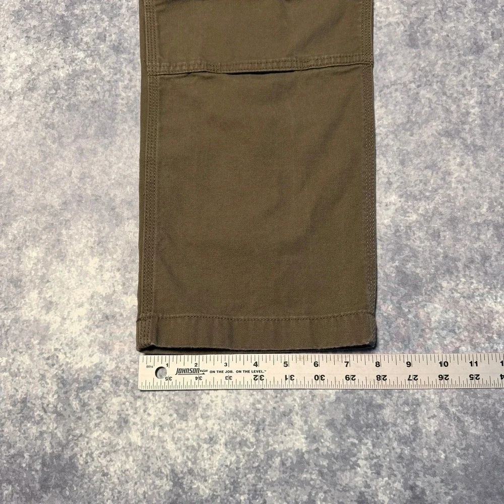 Carhartt Rugged Flex Relaxed Fit Double Front Utility Work Pant Brown 33x32